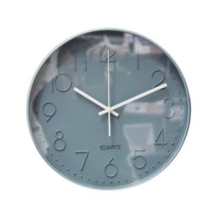 Horloge 30 Cm Bleu - Blue Clock