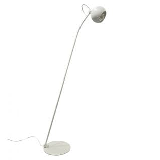 Lampadaire Fin Et Élégant En Métal Blanc - Pixar 8488