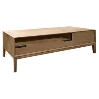 Meuble TV En Bois Design 1 Tiroir 1 Porte L.165 Cm - Kassia