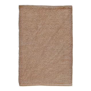 Tapis De Salle De Bain 40 X 60 Cm En Coton Beige - Peppo