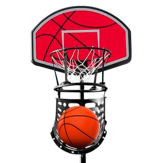 Accessoire De Basket Retour De Ballon De Basket Noir 45.5 X 32.5 Cm