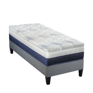 Ensemble Castellane 90x190 Cm Matelas Mousse + Sommier Bois