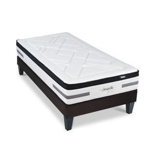 Ensemble Versailles 90x200 Cm Matelas Ressorts  + Sommier Bois