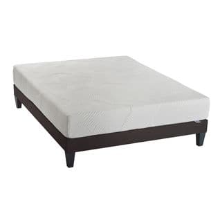 Ensemble Oslo 160x200 Cm Matelas Mousse + Sommier Bois