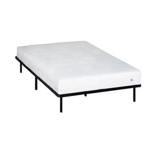 Ensemble Klo 160x200 Cm Matelas Mousse Haute Densité + Sommier Métal Souple