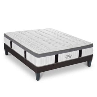 Ensemble Matelas Altesse Mousse  Accueil Mémoire De Forme Ferme Et Sommier En Kit 160x200cm