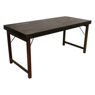 Vintage - Table Pliante Bois Noir