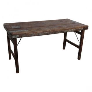 Vintage - Table Pliante Bois Marron