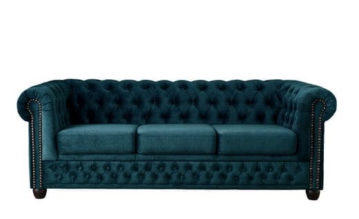 William - Canapé Chesterfield - 3 Places - En Velours