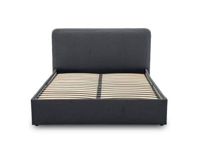 Goyave - Lit Coffre - 160x200 - En Tissu - Sommier Inclus