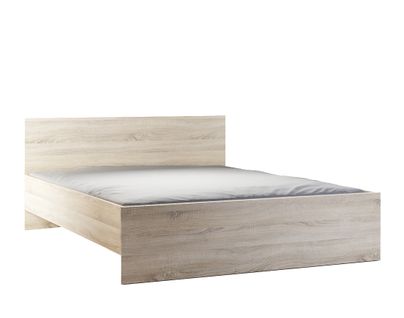 Hayato - Lit - 160x200 Cm - Sommier Inclus - Bois