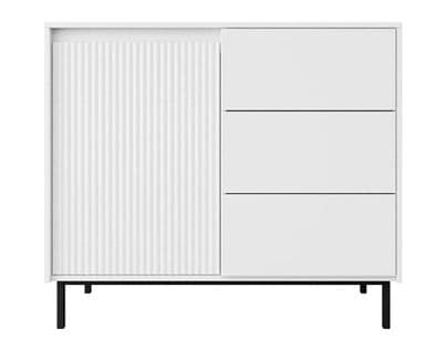 Girona - Buffet Bas - Blanc - 103 Cm