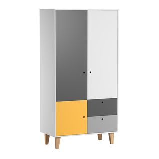 Armoire 2 Portes Concept - Jaune