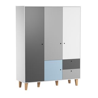 Armoire 3 Portes Concept - Bleu