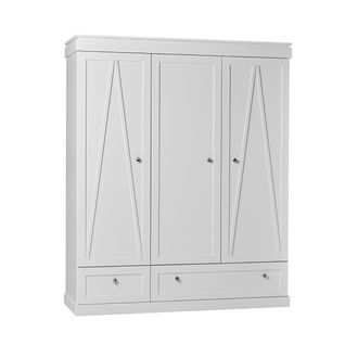 Armoire 3 Portes Marie - Blanc