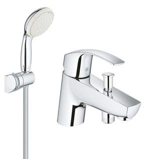 Mitigeur Bain Eurosmart + Ensemble De Douche Tempesta