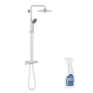 Grohe Colonne De Douche Thermostatique Vitalio Joy 260 Avec Nettoyant Robinetterie Grohclean