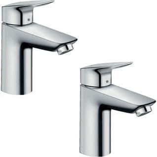 Lot De 2 Mitigeurs Lavabo Hansgrohe Logis 100