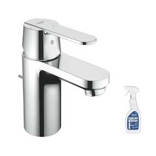 Mitigeur Lavabo Grohe Quickfix Get Taille S Avec Tirette Et Vidage + Nettoyant Grohclean