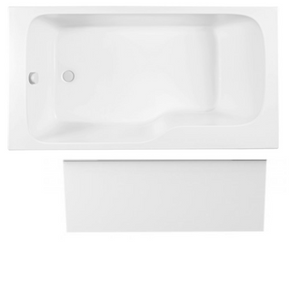 Baignoire Bain Douche Jacob Delafon Malice Antidérapante + Tablier Niche 170 X 90 Version Gauche