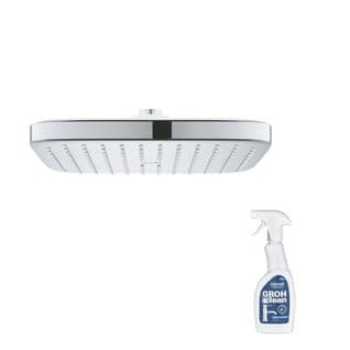 Douche De Tête Grohe Quickfix Vitalio Comfort 250 Cube + Nettoyant Grohclean