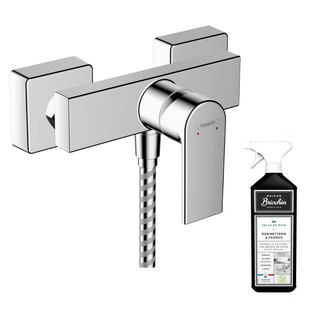 Mitigeur Douche Mécanique Cartouche 2 Vitesses Hansgrohe Vernis Shape Chromé + Nettoyant Briochin