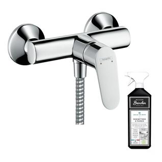 Mitigeur Douche Mécanique Hansgrohe Focus Chromé + Nettoyant Briochin