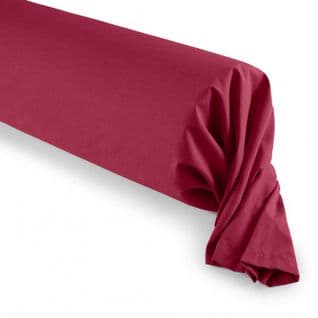 Taie De Traversin 45 X 185 Cm / 100% Coton 57 Fils/cm² - Rouge