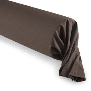 Taie De Traversin 45 X 185 Cm / 100% Coton 57 Fils/cm² - Choco