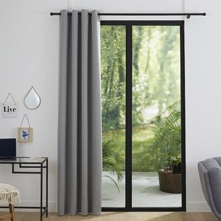 Rideau Occultant 140 X 260 Cm - Gris Clair - 1 Panneau Occultant 140 X 260 Cm