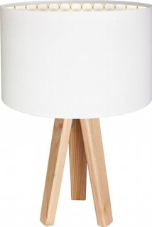 Lampe De Chevet Bois Clair 30x30x46cm