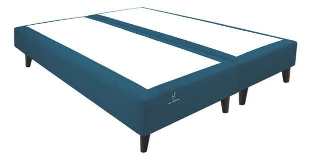 Sommier ressorts 2x80x200 cm NUIT FAUBOURG HONORE bleu