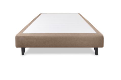 Sommier Edgar H15 Lattes Truffe 140x190cm - Pieds cylindres noirs inclus