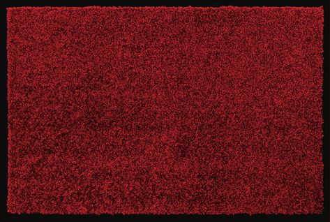 Tapis Anti-poussière En Polyamide Coloris Bordeaux - Dim : 90 X 130 Cm