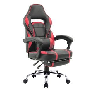 Fauteuil De Bureau Gamer Noir Et Rouge Link