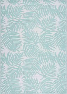 Tapis Extérieur Turquoise Scoobi 180x280 Cm Polypropylène