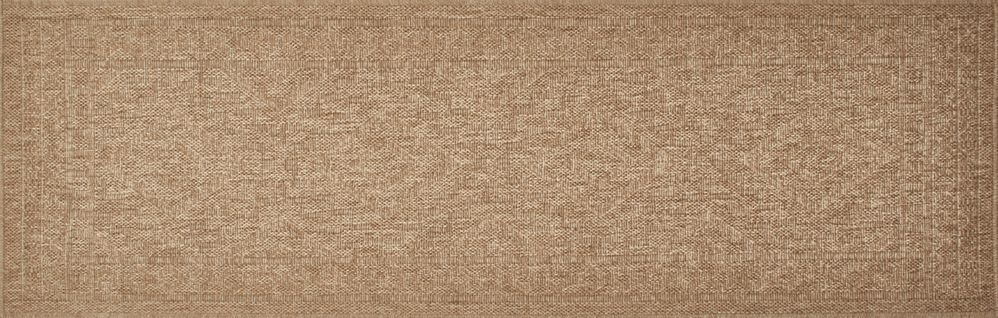 Tapis De Salon Intérieur Extérieur Rectangle Nature  Aspect Jute Beige 60x180cm