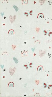 Tapis Enfant À Motifs Papillon - 80x150 - Happy - Rose