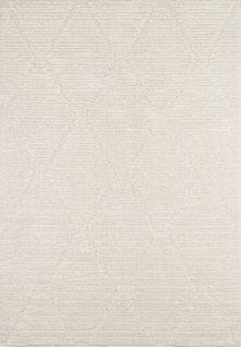 Tapis Relief Losange - Poils Court - 652 Crème - Nala - 80x150 cm