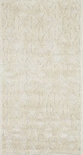 Tapis D'intérieur Rectangulaire - Harmonie - 80x150 Cm - Crème