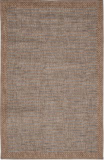 Tapis De Salon Intérieur Extérieur Nature  Aspect Jute Bleu 200x290 Cm