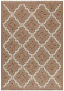 Tapis à Motif Géométrique Terra Intérieur Et Extérieur Tulum 160x230