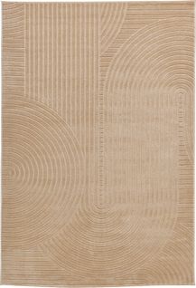 Tapis De Salon Motif Demi Arc Beige Bloom 200x280