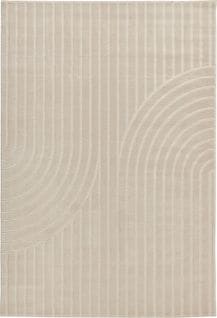 Tapis De Salon Relief Crème Bloom 80x300