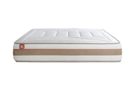 Matelas Ressorts Ensaches Et Memoire De Forme 200x200 Le Tendre - Ep: 28cm - Confort Equilibre