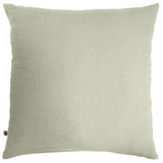 Taie D'oreiller Double Gaze Coton Gaia 60 X 60 Cm Vert D'eau