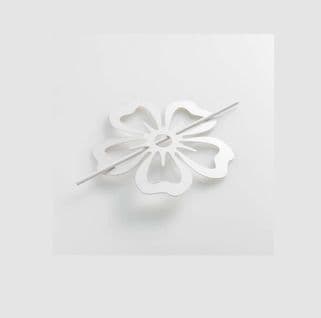 1 Embrasse Broche Petaly Blanc