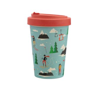 Mug De Voyage Ecologique En Bambou Ski