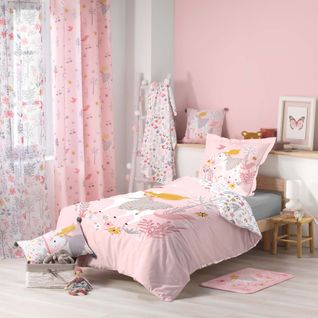 Parure Housse De Couette Fee Des Bois Et Licorne