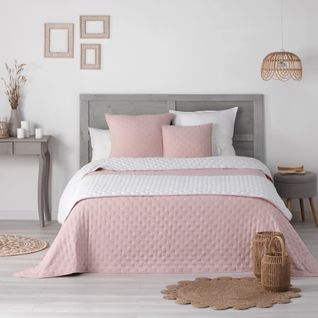 Chemin De Lit Matelasse 80x180 cm Mellewe Rose